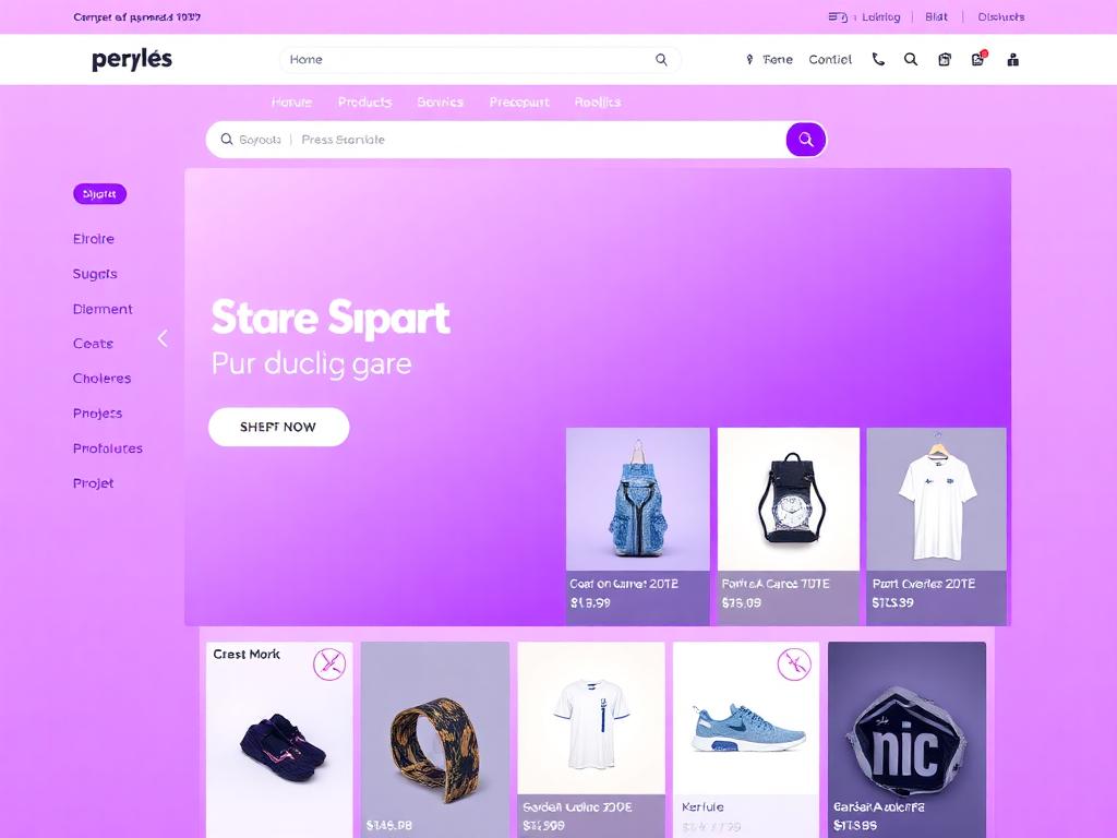 Perlé Store — E-commerce website design